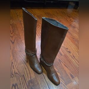 Vintage Unisaflex Brown Leather Riding Boots | Made in Brazil | Size 5.5B